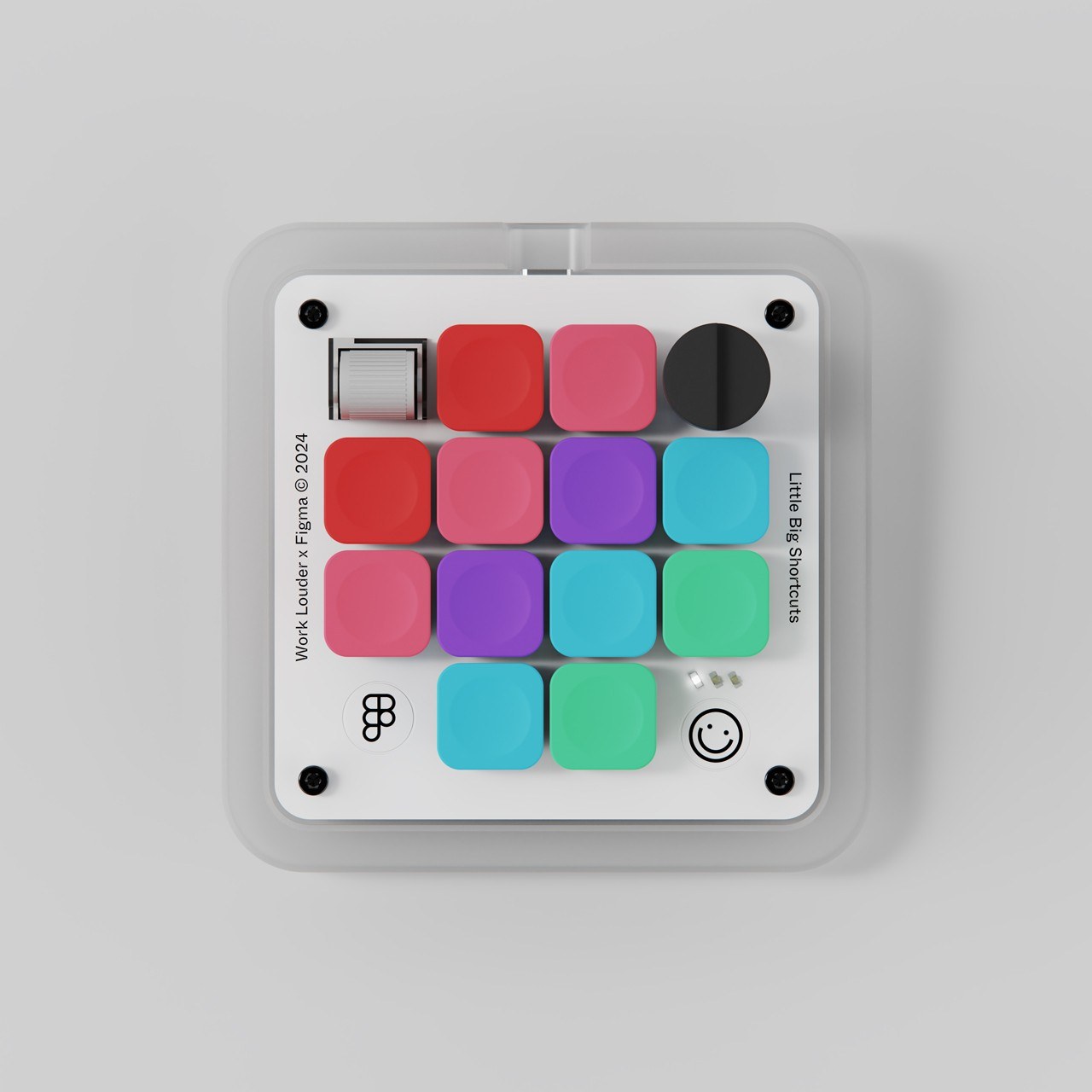 The Micro pad with its colour keys